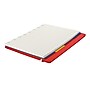 Filofax A5 Classic Bright 4-Subject Professional Notebooks, 5.8" x 8.25", College Ruled, 56 Sheets, Red (B115008U)~#|#~sp111769953_sc7