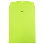 JAM Paper 9" x 12" Open End Catalog Colored Envelopes with Clasp Closure, Ultra Lime Green, 10/Pack (900835395B)~#|#~sp112110408_sc7