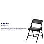 Flash Furniture HERCULES Series Vinyl Folding Chair, Black, 2/Pack (2HAMC309AVBK)~#|#~sp112116887_sc7