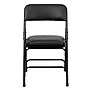Flash Furniture HERCULES Series Vinyl Folding Chair, Black, 2/Pack (2HAMC309AVBK)~#|#~sp112116888_sc7
