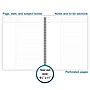 Cambridge 1-Subject Professional Notebooks, 8.5" x 11", Wide Ruled, 80 Sheets, Black (06064)~#|#~sp112221845_sc7