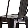 Flash Furniture Kai Contemporary Metal Slat Back Bar Stool, Black-Antique Gold (CH3132030GBBQ)~#|#~sp112224813_sc7