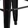 Flash Furniture Kai Industrial Metal Bar Stool without Back, Black-Antique Gold (CH3132030BQ)~#|#~sp112224940_sc7