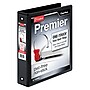 Cardinal ClearVue Heavy Duty 1 1/2" 3-Ring View Binders, Black (11111)~#|#~sp112496017_sc7