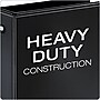 Cardinal ClearVue Heavy Duty 1 1/2" 3-Ring View Binders, Black (11111)~#|#~sp112496019_sc7
