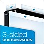 Cardinal ClearVue Heavy Duty 1 1/2" 3-Ring View Binders, Black (11111)~#|#~sp112496021_sc7