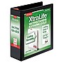 Cardinal XtraLife ClearVue 3" 3-Ring Non-View Binders, D-Ring, Black (26331)~#|#~sp112496139_sc7