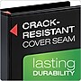 Cardinal XtraLife ClearVue 3" 3-Ring Non-View Binders, D-Ring, Black (26331)~#|#~sp112496140_sc7