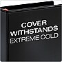 Cardinal XtraLife ClearVue 3" 3-Ring Non-View Binders, D-Ring, Black (26331)~#|#~sp112496141_sc7