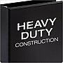 Cardinal Premier One-Touch EasyOpen Heavy Duty 5" 3-Ring Non-View Binders, D-Ring, Black (18762CB)~#|#~sp112745834_sc7