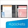 Cardinal Premier One-Touch EasyOpen Heavy Duty 5" 3-Ring Non-View Binders, D-Ring, Black (18762CB)~#|#~sp112837423_sc7