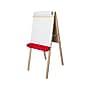 Flipside Child's Deluxe Double Dry-/Wet-Erase Easel, 44", Wood/White/Green/Red, Assorted Materials (17237)~#|#~sp112853325_sc7