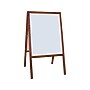 Flipside Dry-Erase Marquee Easel, 42", White/Black/Stained Wood (31710)~#|#~sp113122070_sc7