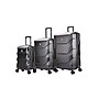 DUKAP Zonix Hardside Spinner Luggage Set, Black (DKZONSML-BLK)~#|#~sp113453564_sc7