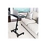 Seville Classics airLIFT 24"W Manual Rectangular Height Adjustable Mobile Sitting Desk, Black (OFF65994B)~#|#~sp113584010_sc7