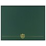 Great Papers Classic Crest Certificate Holders, 12" x 9.38", Hunter Green, 50/Pack (903118PK10)~#|#~sp114331639_sc7