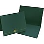 Great Papers Classic Crest Certificate Holders, 12" x 9.38", Hunter Green, 50/Pack (903118PK10)~#|#~sp114331641_sc7