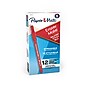 Paper Mate Eraser Mate Erasable Ballpoint Pen, Medium Point, Red Ink, Dozen (3920158)~#|#~sp114502033_sc7