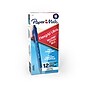 Paper Mate FlexGrip Ultra Recycled Retractable Ballpoint Pen, Fine Point, Blue Ink, Dozen  (9560131)~#|#~sp114502058_sc7