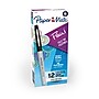 Paper Mate Flair Felt Pen, Ultra Fine Point, Black Ink, Dozen  (8330152)~#|#~sp114502062_sc7
