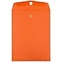 JAM Paper 10 x 13 Open End Catalog Colored Envelopes with Clasp Closure, Orange Recycled, 25/Pack (913745a)~#|#~sp115352062_sc7
