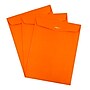 JAM Paper 10 x 13 Open End Catalog Colored Envelopes with Clasp Closure, Orange Recycled, 25/Pack (913745a)~#|#~sp115352126_sc7