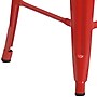 Flash Furniture Kai Industrial Metal Counter Stool without Back, Red (CH3132024RED)~#|#~sp116164286_sc7
