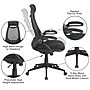Flash Furniture Ivan Ergonomic Mesh Swivel High Back Executive Office Chair, Black (HL0018)~#|#~sp116164475_sc7