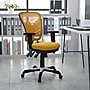 Flash Furniture Nicholas Ergonomic Mesh Swivel Mid-Back Multifunction Executive Office Chair, Yellow-Orange (HL0001YEL)~#|#~sp116164563_sc7