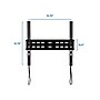 Mount-It! Fixed Wall TV Mount for LCD (Low Profile Slim), Lockable, Screen Size: 32"-55", 77 lbs. Max. (MI-3050)~#|#~sp116671546_sc7