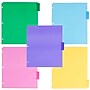 JAM Paper Blank Plastic Dividers, 5-Tab, Assorted Colors, 5 Dividers/Pack (375032921)~#|#~sp116752956_sc7