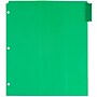 JAM Paper Blank Plastic Dividers, 5-Tab, Assorted Colors, 5 Dividers/Pack (375032921)~#|#~sp116752957_sc7