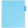 JAM Paper Blank Plastic Dividers, 5-Tab, Assorted Colors, 5 Dividers/Pack (375032921)~#|#~sp116752958_sc7