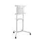 Mount-It! Steel Pedestal TV Stand, Screens up to 70", White (MI-8001)~#|#~sp116854276_sc7