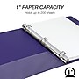 Samsill Earth's Choice Biobased 1" 3-Ring View Binders, Purple (17338)~#|#~sp117514185_sc7