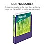 Samsill Earth's Choice Biobased 1" 3-Ring View Binders, Purple (17338)~#|#~sp117514778_sc7