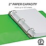 Samsill Earth's Choice Biobased 2" 3-Ring View Binders, Lime Green (17365)~#|#~sp117514795_sc7