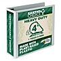 Samsill Earth's Choice Biobased Heavy Duty 4" 3-Ring View Binders, D-Ring, White (19897)~#|#~sp117515046_sc7