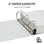 Samsill Earth's Choice Biobased Heavy Duty 4" 3-Ring View Binders, D-Ring, White (19897)~#|#~sp117515148_sc7