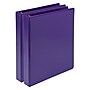 Samsill Fashion 1" 3-Ring View Binders, Purple, 2/Pack (U86308)~#|#~sp117515518_sc7
