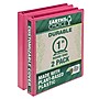Samsill Fashion 1" 3-Ring View Binders, Pink, 2/Pack (U86376)~#|#~sp117515523_sc7