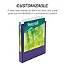 Samsill Fashion 1" 3-Ring View Binders, Purple, 2/Pack (U86308)~#|#~sp117515635_sc7