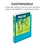 Samsill Fashion 1" 3-Ring View Binders, Teal, 2/Pack (U86377)~#|#~sp117515643_sc7