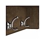 Bush Furniture Woodland 40W Shoe Storage Bench with Shelves and Wall Mounted Coat Rack, Ash Brown (WDL004ABR)~#|#~sp117517720_sc7
