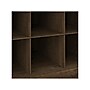 Bush Furniture Woodland 24W Hall Tree and Small Shoe Bench with Shelves, Ash Brown (WDL008ABR)~#|#~sp117517963_sc7