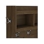 Bush Furniture Woodland 40W Hall Tree and Shoe Storage Bench with Shelves, Ash Brown (WDL002ABR)~#|#~sp117593547_sc7