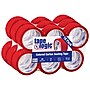 Tape Logic Colored Carton Sealing Heavy Duty Packing Tape, 2" x 55 yds., Red, 18/Carton (T90122R18PK)~#|#~sp118093471_sc7