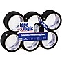 Tape Logic Colored Carton Sealing Heavy Duty Packing Tape, 2" x 55 yds., Black, 6/Carton (T90122BK6PK)~#|#~sp118093485_sc7