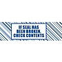 Tape Logic 2" x 110 yds. x 2.5 mil "IF SEAL HAS BEEN…" Security Tape,  Blue/White, 36/Carton~#|#~sp118463840_sc7
