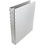 JAM Paper Heavy Duty 1 1/2" 3-Ring Non-View Binder, Silver Aluminum (301933554)~#|#~sp11853253_sc7